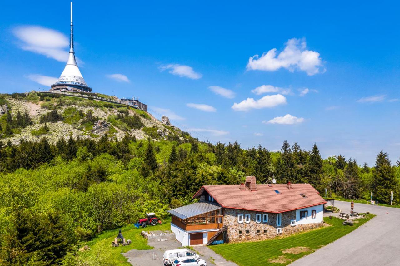 Horska Chata Jestedka Svetla pod Jestedem Exteriör bild